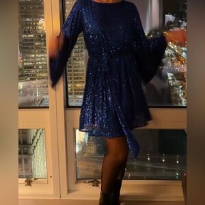 Jay Godfrey blue dress